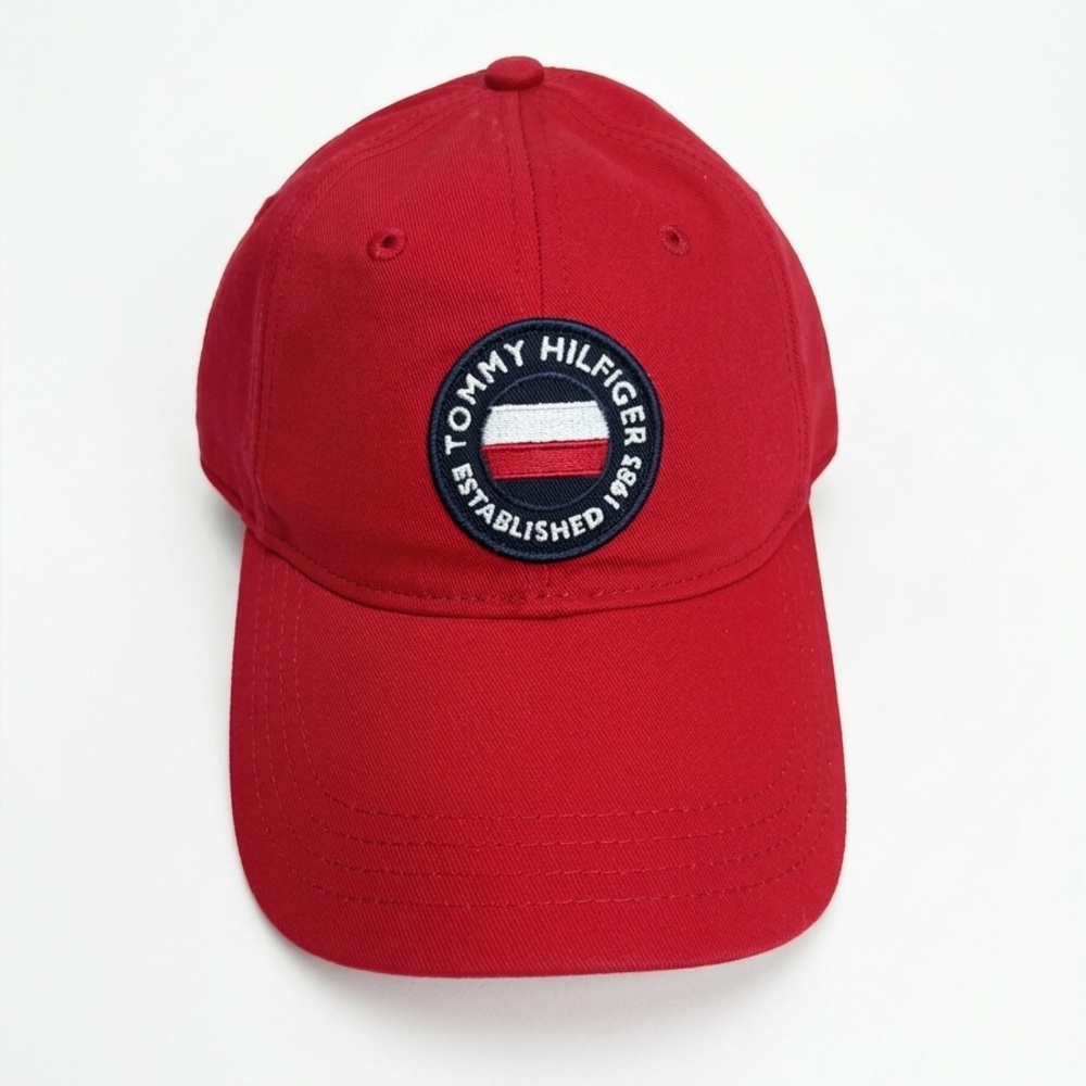 NEW Tommy Hilfiger New York Embroidered Baseball Cap - RED